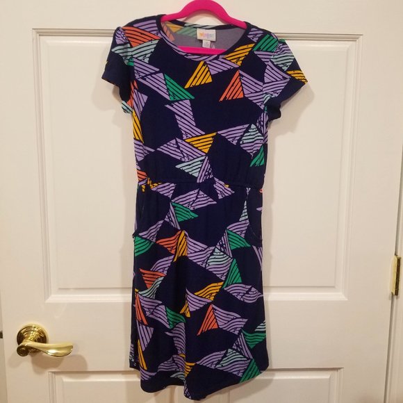 LuLaRoe Other - Girls' LuLaRoe Mae Dress, size 12, VGUC to EUC